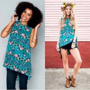 Show Me Your Mumu Sherman Floral Tunic Tank Top Sz S